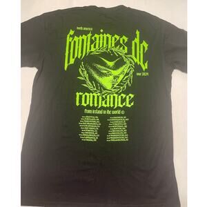 Fontaines D.C. Romance 2024 North American Tour Tshirt,  NWOT, Size Large